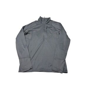 Patagonia‎ Mens R1® Pullover Half Zip Fleece Pullover Grey Medium 40108 SP14